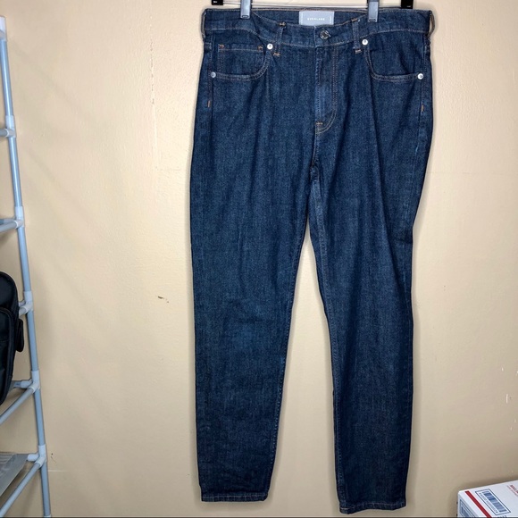 Everlane Womens High Rise Dark Wash Skinny Jeans Blue Size 30 - Picture 5 of 6